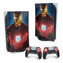 Adesivo Compatível PS5 Playstation 5 Skin - Iron Man Homem De Ferro