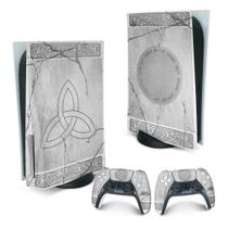 Adesivo Compatível PS5 Playstation 5 Skin - Mjolnir Thor Amor e Trovão