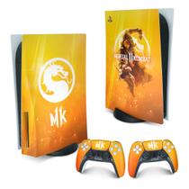 Adesivo Compatível PS5 Playstation 5 Skin - Mortal Kombat 11
