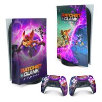 Adesivo Compatível PS5 Playstation 5 Skin - Ratchet & Clank Rift Apart