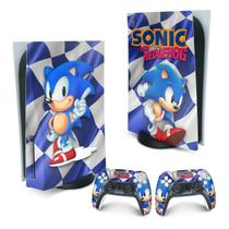 Adesivo Compatível PS5 Playstation 5 Skin - Sonic