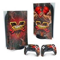 Adesivo Compatível PS5 Playstation 5 Skin - Street Fighter V