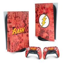Adesivo Compatível PS5 Playstation 5 Skin - The Flash Comics