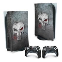 Adesivo Compatível PS5 Playstation 5 Skin - The Punisher Justiceiro