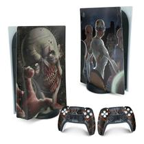 Adesivo Compatível PS5 Playstation 5 Skin - Zombie Zumbi The Walking