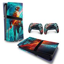 Adesivo Compatível PS5 Pro Skin Horizontal Battlefield 2042