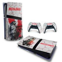 Adesivo Compatível PS5 Pro Skin Horizontal Metal Gear Solid