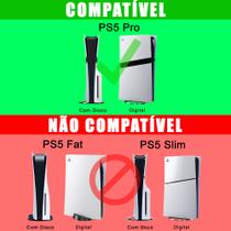 Adesivo Compatível PS5 Pro Skin Horizontal Sony Playstation 5
