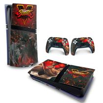 Adesivo Compatível PS5 Pro Skin Horizontal Street Fighter V