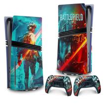 Adesivo Compatível PS5 Pro Skin Vertical Battlefield 2042