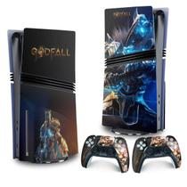 Adesivo Compatível PS5 Pro Skin Vertical Godfall