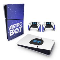 Adesivo Compatível PS5 Slim Playstation Skin Horizontal - Astro Bot