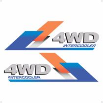 Adesivo Compatível Sportage 4wd Intercooler Emblema Lateral