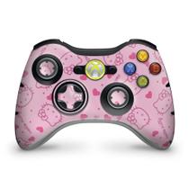 Adesivo Compatível Xbox 360 Controle Skin - Hello Kitty