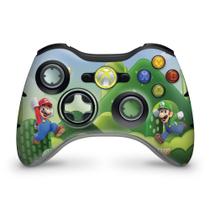 Adesivo Compatível Xbox 360 Controle Skin - Mario & Luigi - Pop Arte Skins