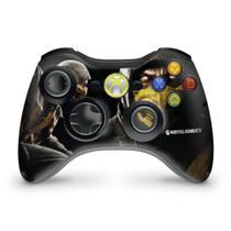 Adesivo Compatível Xbox 360 Controle Skin - Mortal Kombat X a
