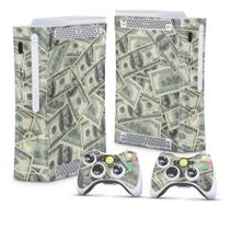 Adesivo Compatível Xbox 360 Fat Arcade Skin - Dollar Money Dinheiro