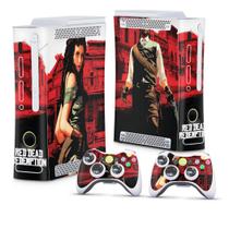 Adesivo Compatível Xbox 360 Fat Arcade Skin - Red Dead Redemption