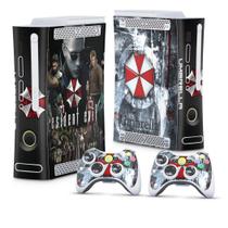 Adesivo Compatível Xbox 360 Fat Arcade Skin - Resident Evil - Umbrella