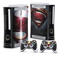 Adesivo Compatível Xbox 360 Fat Arcade Skin - Superman - Man Of Steel