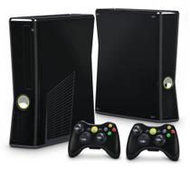 Adesivo Compatível Xbox 360 Slim Skin - Preto Black Piano