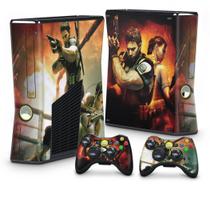 Adesivo Compatível Xbox 360 Slim Skin - Resident Evil 5