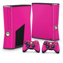 Adesivo Compatível Xbox 360 Slim Skin - Rosa Pink