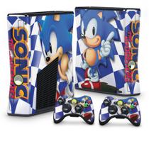 Adesivo Compatível Xbox 360 Slim Skin - Sonic The Hedgehog