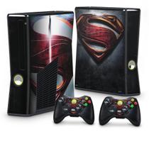Adesivo Compatível Xbox 360 Slim Skin - Superman - Man Of Steel