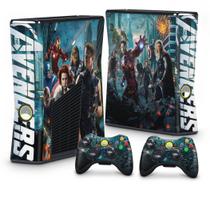 Adesivo Compatível Xbox 360 Slim Skin - The Avengers - Os Vingadores
