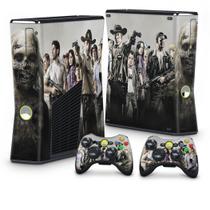 Adesivo Compatível Xbox 360 Slim Skin - The Walking Dead A