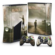 Adesivo Compatível Xbox 360 Slim Skin - The Walking Dead B