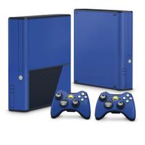 Adesivo Compatível Xbox 360 Super Slim Skin - Azul Escuro
