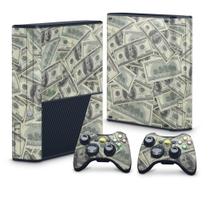 Adesivo Compatível Xbox 360 Super Slim Skin - Dollar Money Dinheiro
