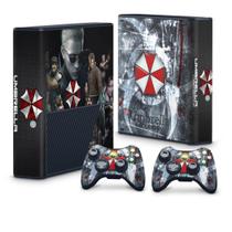 Adesivo Compatível Xbox 360 Super Slim Skin - Resident Evil - Umbrella