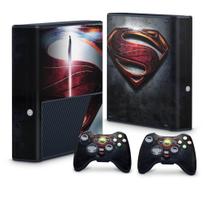 Adesivo Compatível Xbox 360 Super Slim Skin - Superman - Man Of Steel