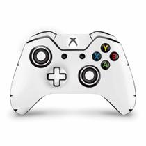Adesivo Compatível Xbox One Fat Controle Skin - Branco