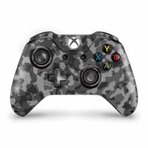 Adesivo Compatível Xbox One Fat Controle Skin - Camuflagem Cinza