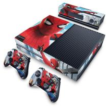 Adesivo Compatível Xbox One Fat Skin - Homem Aranha - Spiderman Homecoming - Pop Arte Skins