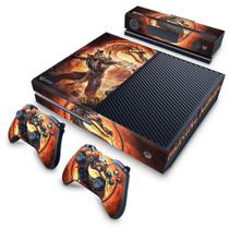 Adesivo Compatível Xbox One Fat Skin - Mortal Kombat