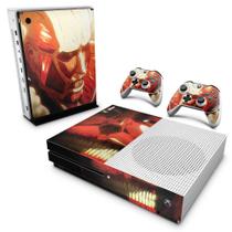 Adesivo Compatível Xbox One S Slim Skin - Attack On Titan B