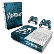 Adesivo Compatível Xbox One S Slim Skin - Avengers Vingadores Comics