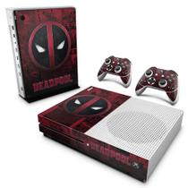 Adesivo Compatível Xbox One S Slim Skin - Deadpool Comics