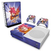 Adesivo Compatível Xbox One S Slim Skin - Dragon Ball Super Goku