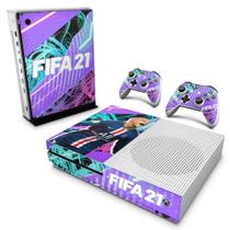 Adesivo Compatível Xbox One S Slim Skin - FIFA 21 - Pop Arte Skins