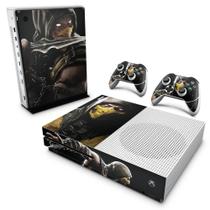 Adesivo Compatível Xbox One S Slim Skin - Mortal Kombat X