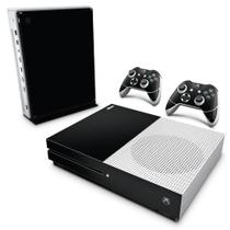 Adesivo Compatível Xbox One S Slim Skin - Preto Black Piano