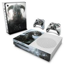 Adesivo Compatível Xbox One S Slim Skin - Skyrim