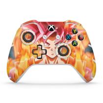 Adesivo Compatível Xbox One Slim X Controle Skin - Dragon Ball Super Goku