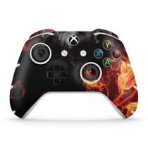 Adesivo Compatível Xbox One Slim X Controle Skin - Fire Flower